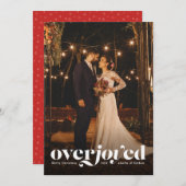 Überfreulich vertikal feiertagskarte (Vorne/Hinten)