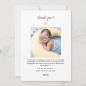 Überfreuliche Ankündigung von Urlaub im Foto (Rückseite)