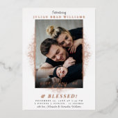 Überfreuliche Ankündigung von Urlaub im Foto (Vorderseite)