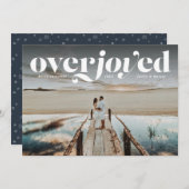 Überfreuliche Weihnachtsfeiertage, neue Fotokarte Feiertagskarte (Vorne/Hinten)