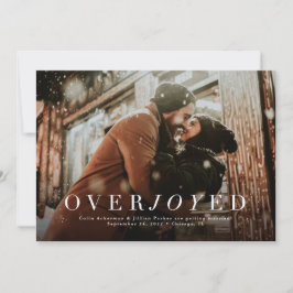 Überfreuliches horizontales Foto Save The Date