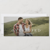 Überfreuliches Save the Date-Verlobung-Foto Date (Vorderseite)