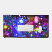 Überfüllter Kosmos-Schreibtisch Schreibtischunterlage (Tastatur & Maus)