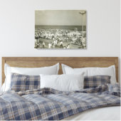 Überfüllter Strand Leinwanddruck (Insitu (Schlafzimmer))