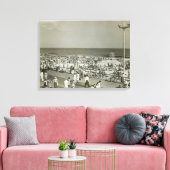 Überfüllter Strand Leinwanddruck (Insitu (Wohnzimmer))