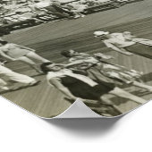 Überfüllter Strand Poster (Ecke)