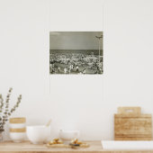 Überfüllter Strand Poster (Küche)