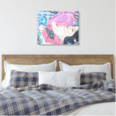 "Übergabe an die Liebe" Leinwanddruck (Insitu (Schlafzimmer))