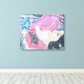 "Übergabe an die Liebe" Leinwanddruck (Insitu (Holzboden))