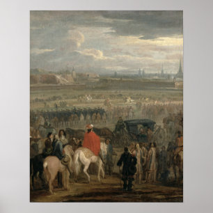 Übergabe der Burg von Cambrai Poster