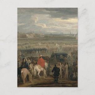 Übergabe der Burg von Cambrai Postkarte