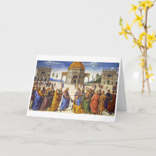 Übergabe der Schlüssel Pietro Perugino Karte