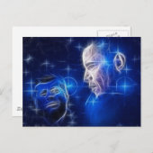 Übergabe der Torch II Postkarte (Vorne/Hinten)