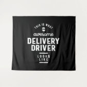 Übergabe des Auftrags des Fahrers Wandteppich (Vorderseite (Horizontal))