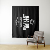 Übergabe des Auftrags des Fahrers Wandteppich (Beispiel)