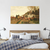 Übergabe des Außenpostens, Leinwanddruck (Insitu (Schlafzimmer))