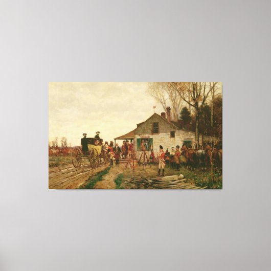 Übergabe des Außenpostens, Leinwanddruck (Vorderseite)