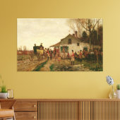 Übergabe des Außenpostens, Leinwanddruck (Insitu (Wohnzimmer))