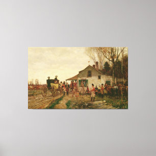 Übergabe des Außenpostens, Leinwanddruck