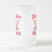 Übergabe des Hinterns Mattglas Bierglas (Mittel)