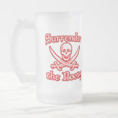 Übergabe des Hinterns Mattglas Bierglas (Links)