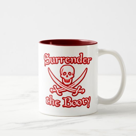 Übergabe des Hinterns Zweifarbige Tasse (Rechts)