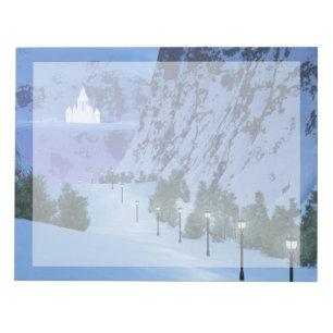 Übergabe des Light Notepad Notizblock