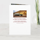 Übergabe einer Legende Beerdigung Dienstprogramm r Programm (Rückseite)