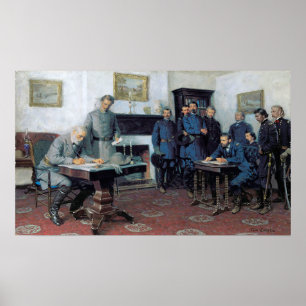 Übergabe in Appomattox Poster