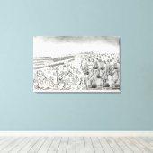 Übergabe in Yorktown, 1781 Leinwanddruck (Insitu (Holzboden))