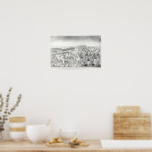 Übergabe in Yorktown, 1781 Poster (Küche)