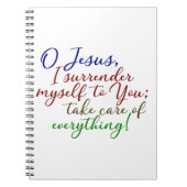 Übergabe Novena Notizblock (Vorderseite)