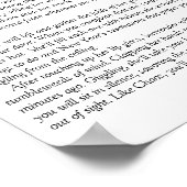 Übergabe Poster (Ecke)