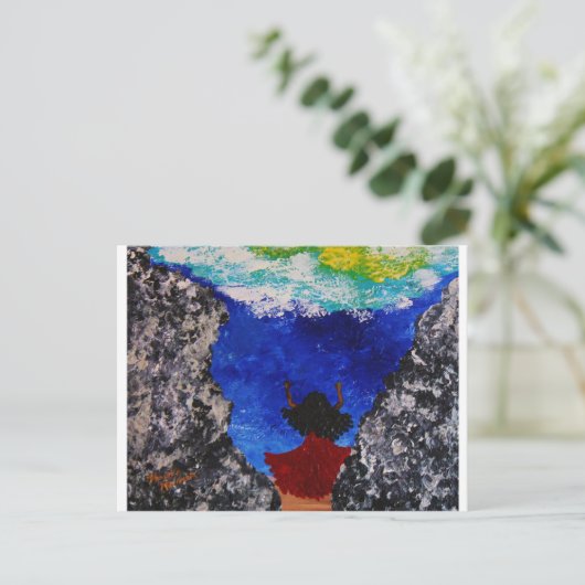 ‚Übergabe‘ Postkarte (Stehend Vorderseite)