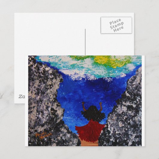 ‚Übergabe‘ Postkarte (Vorne/Hinten)