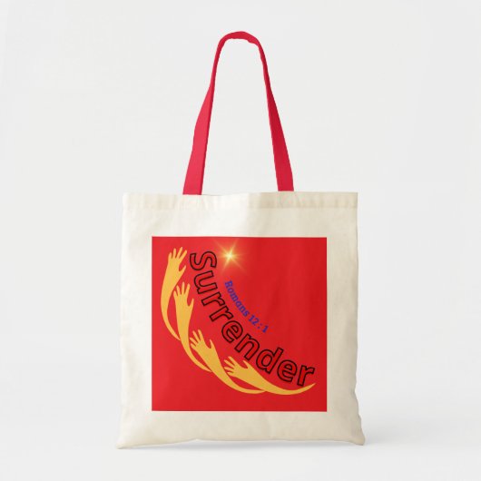 Übergabe (Römer 12:1) Tasche (Vorne)
