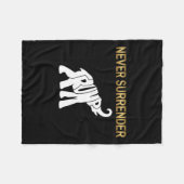 Übergabe Trump Elephant Fleecedecke (Vorderseite (Horizontal))