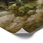 Übergabe von General Burgoyne - 1822 Poster (Ecke)