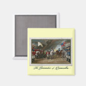 Übergabe von Lord Cornwallis in Yorktown Magnet (Vorderseite/Rückseite)