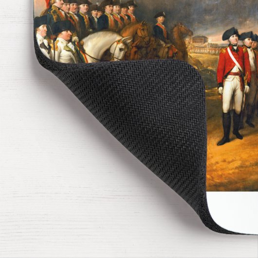 Übergabe von Lord Cornwallis Mousepad (Ecke)