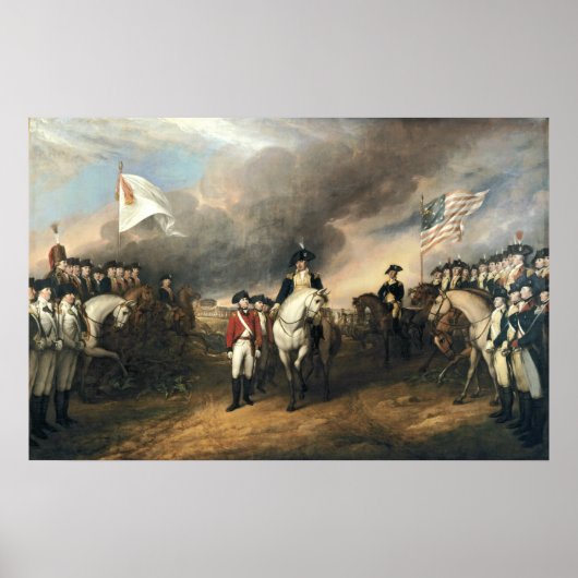 Übergabe von Lord Cornwallis Poster (Vorne)