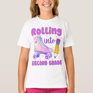Übergang in die zweite Stufe Roller-Skaten T-Shirt