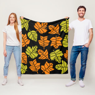 Übergang von Herbst zu Natur Fleecedecke