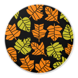 Übergang von Herbst zu Natur Keramikknauf