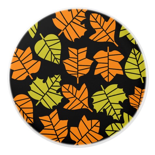 Übergang von Herbst zu Natur Keramikknauf (Vorderseite)