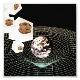 Übergang zu einer anderen Dimension Fotodruck