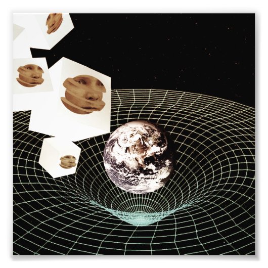 Übergang zu einer anderen Dimension Fotodruck (Vorne)