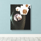 Übergang zu einer anderen Dimension Leinwanddruck (Insitu (Holzboden))