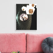 Übergang zu einer anderen Dimension Leinwanddruck (Insitu (Wohnzimmer))