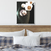Übergang zu einer anderen Dimension Leinwanddruck (Insitu (Schlafzimmer))